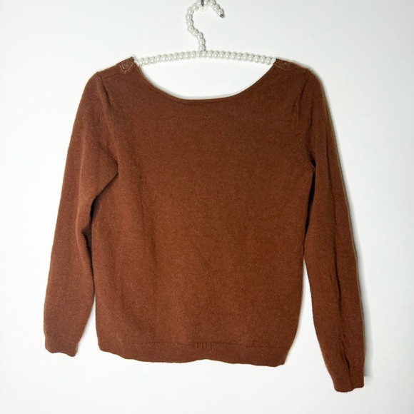 Sezane Janelle Jumper in Mocha - Picture 6 of 7